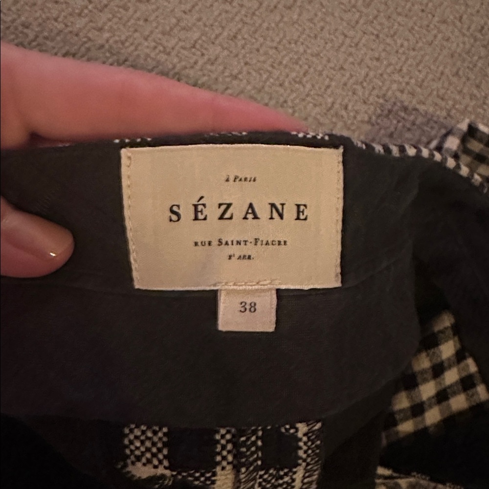 Sezane checkered pants - Picture 3 of 3